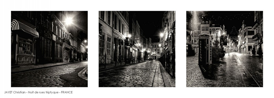 JAYET Christian - Nuit de rues triptyque - FRANCE.jpg