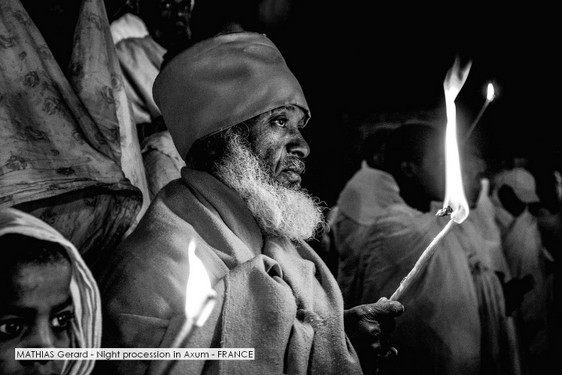 MATHIAS Gerard - Night procession in Axum - FRANCE.jpg