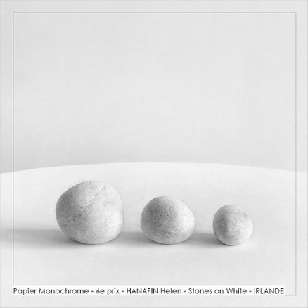 Papier Monochrome - 6e prix - HANAFIN Helen - Stones on White - IRLANDE.jpg